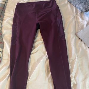 Powerhold plum leggings